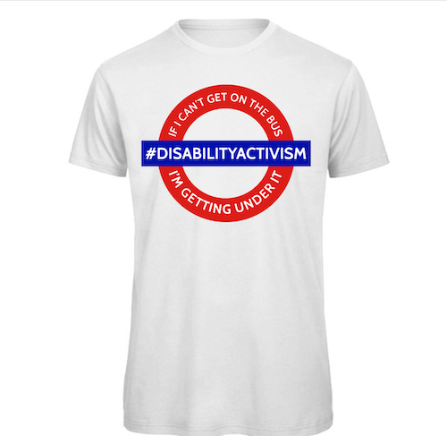 Disability Activism Transport – Disability Horizons t-shirt