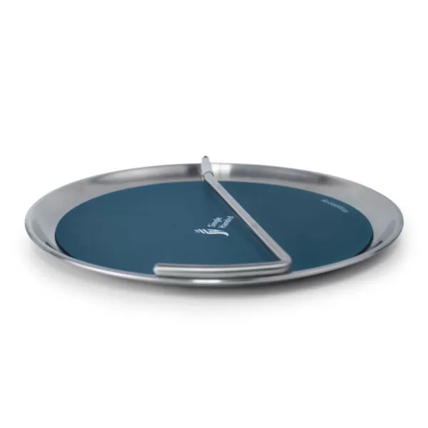 Topple Tray Single-handed Tray handle folded