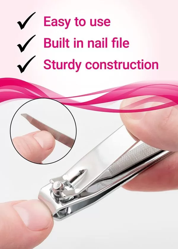 Nail Clippers Heavy Duty Stainless Steel - Image 3