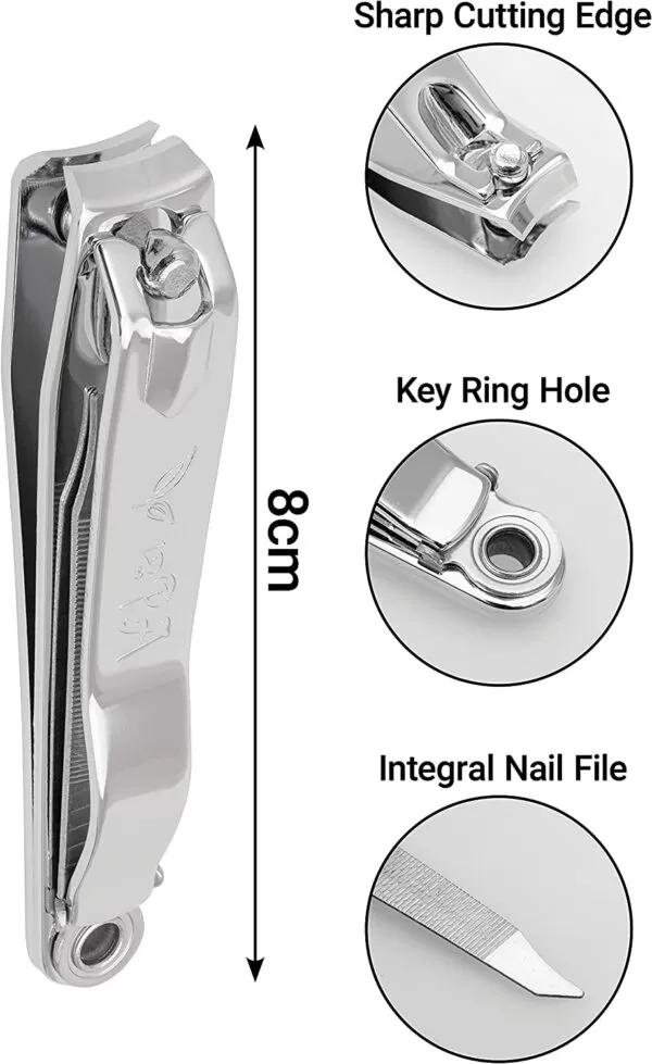 Nail Clippers Heavy Duty Stainless Steel - Image 2