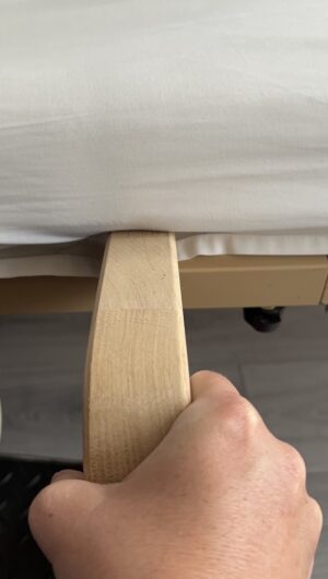 Bed wedge mattress lifter used to push the sheet under the mattress