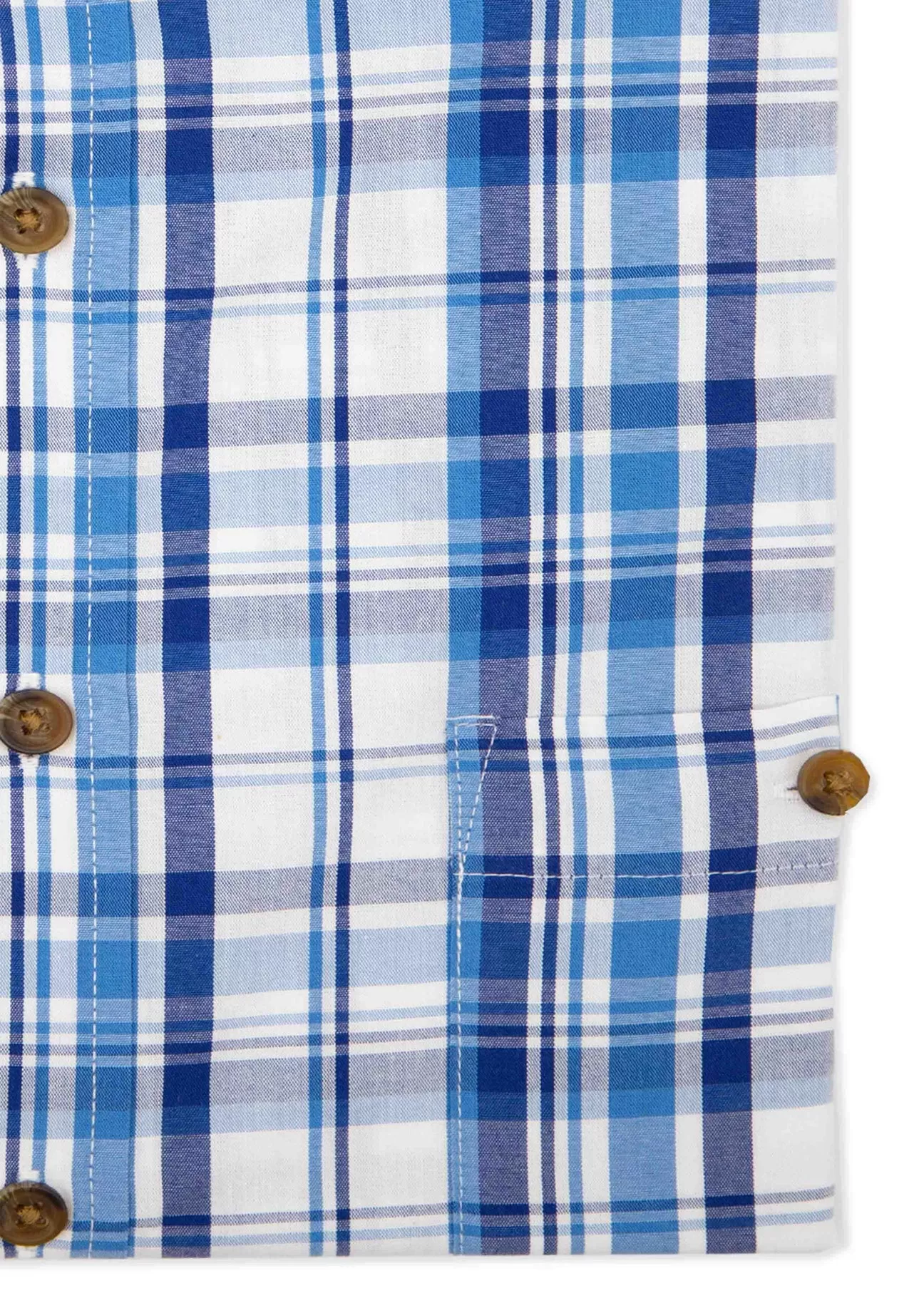 Henry Short Sleeve Casual Check Velcro Shirt - The Able Label - Image 5