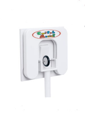 Switch assist light switch extender on a white background