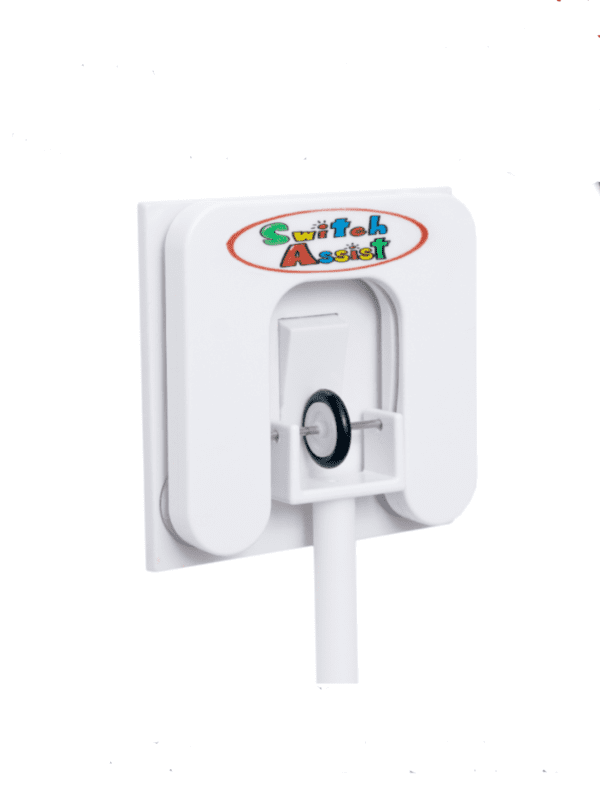 Switch assist light switch extender on a white background