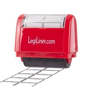Legiliner Boxes Stamp in red