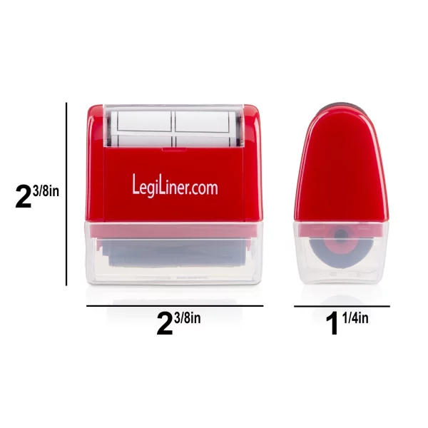 Legiliner red OT stamp